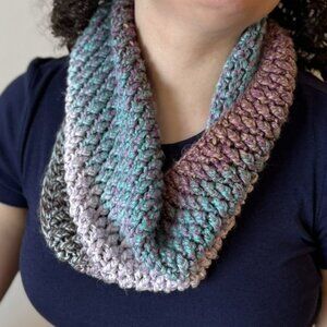 Lavender Crochet Cowl